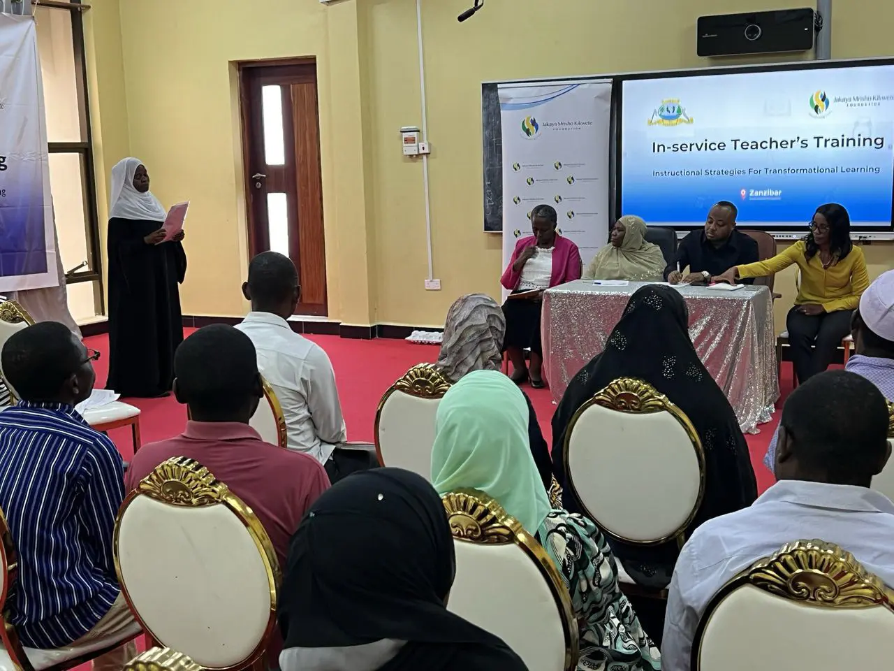 teachers training session