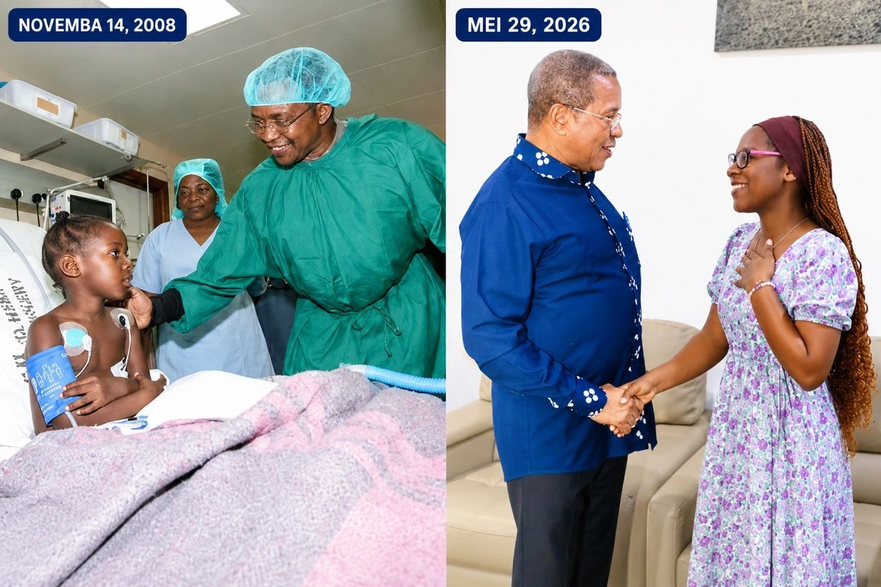 Dr Kikwete Reunites with Former Heart Surgery Patient after 18 years