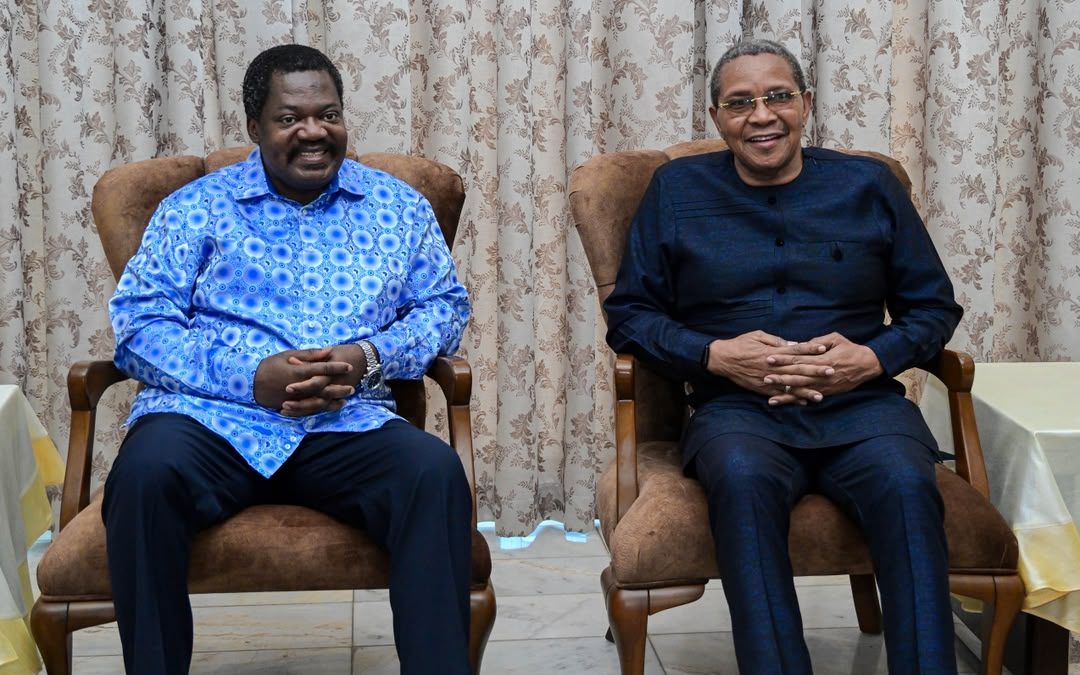 Dr. Emmanuel Nchimbi Meets the Vice President, H.E. Dr. Jakaya Mrisho Kikwete