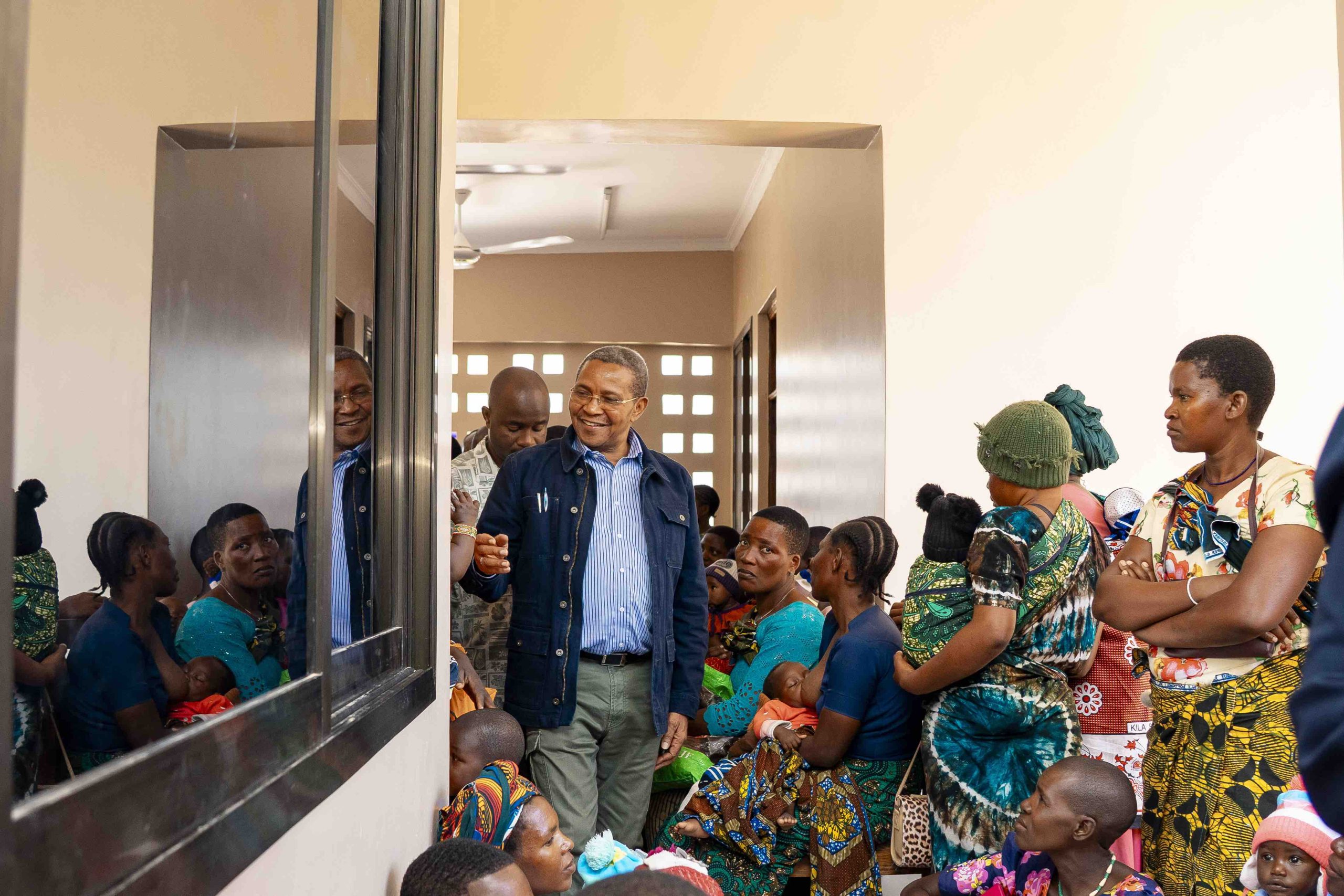 Dr Kikwete Tours JMKF Health Facilities in Uyui, Tabora